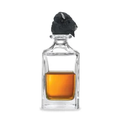 Bison Head Decanter