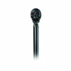 Black Walking Stick with Matte Black Skull Head