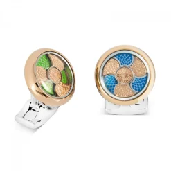 Blue and Green Colour Change Cufflinks