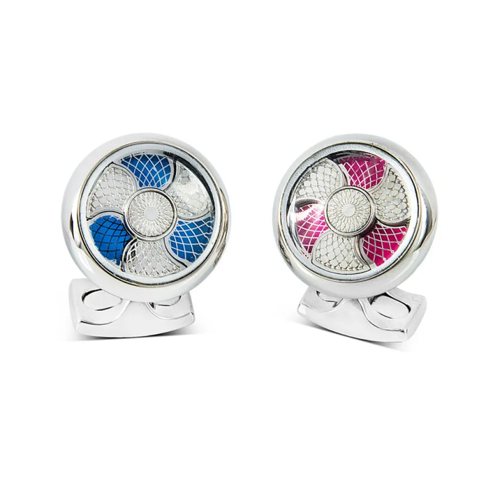 Blue and Pink Colour Change Cufflinks