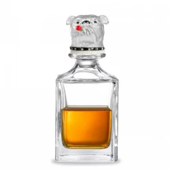 Bulldog Crystal Decanter