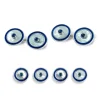 18ct White Gold Round Dress Set with Mother of Pearl and Sapphire