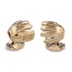 18ct Yellow Gold Baseball Glove Cufflinks