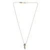 18ct Yellow Gold Cascade Amethyst and Diamond Drop Necklace