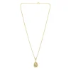 18ct Yellow Gold Citrine And Diamond Pendant