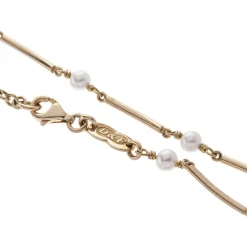 18ct Yellow Gold Cultured Pearl Bracelet