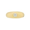 18ct Yellow Gold Diamond Gypsy Ring