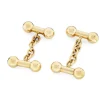 18ct Yellow Gold Dumbbell Cufflinks