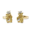 18ct Yellow Gold King Rat Cufflinks