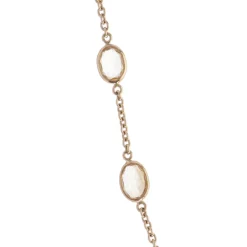 18ct Yellow Gold Light and Dark Citrine Necklace