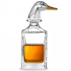 Duck Head Crystal Decanter