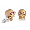 Eye Popping Skulls in Rose Gold Satin Finish
