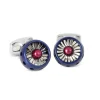Jet Turbine Engine Cufflinks