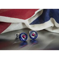 Jet Turbine Engine Cufflinks