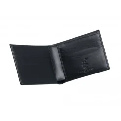 Leather Credit Card 8 Wallet in Black