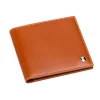 Leather Money Clip Wallet in Tan