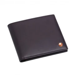 Leather Money Clip Wallet in Burgundy