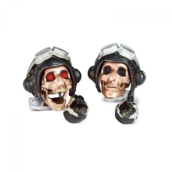 Limited Edition LED Pilot Skull Cufflinks