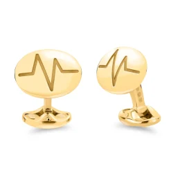 Limited Edition Sterling Silver Gold Plated Air Ambulance Pulse Cuffli