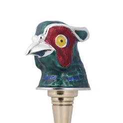 Luxury Enamelled Pheasant Head Corkscrew