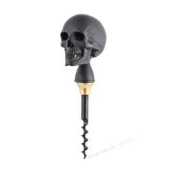 Luxury Skull Cork Screw In Matte Black Finish