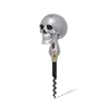 Luxury Skull Corkscrew In Silver Finish