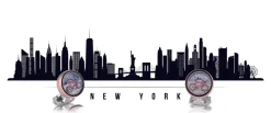 New York Moving Scene Cufflinks