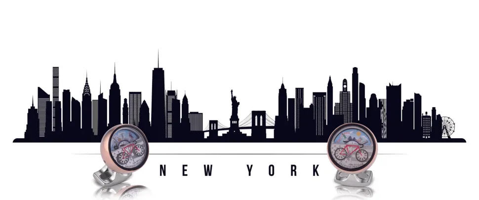 New York Moving Scene Cufflinks
