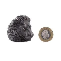 Oxidised Sterling Silver Proud Lion Ring
