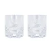 Pair of Glass Tumblers With Engraved Stag