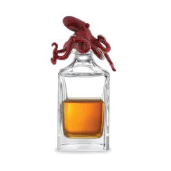 Red Octopus Decanter
