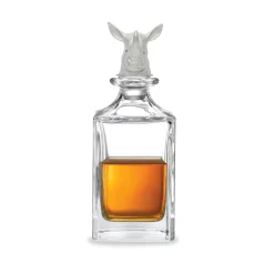 Rhino Head Decanter