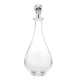 Silver Skull Wine Decanter