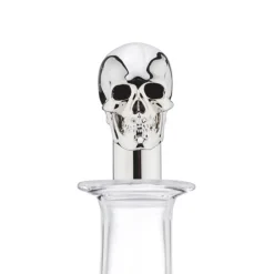 Silver Skull Wine Decanter