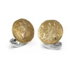 Sterling Silver 230 Coin Cufflinks - Royal Britannia