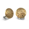 Sterling Silver 230 Coin Cufflinks - Skull & Cross Bones