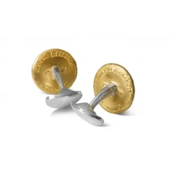 Sterling Silver 230 Coin Cufflinks - Royal Britannia