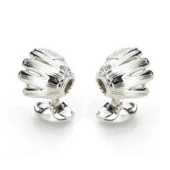 Sterling Silver Baseball Glove Cufflinks