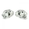 Sterling Silver Beagle Dog Cufflinks