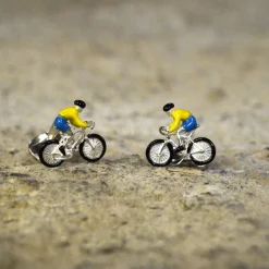 Sterling Silver Bike & Rider Cufflinks