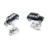 Sterling Silver Black Cab Cufflinks