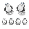 Sterling Silver Black Spinel Penguin Dress Set