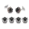 Sterling Silver Black Spinel Spider Dress Set