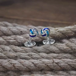 Sterling Silver Blue Knot Dress Set