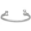 Sterling Silver Bone Bangle