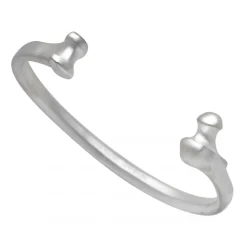 Sterling Silver Bone Bangle