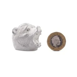 Sterling Silver Brave Bear Ring
