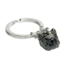 Sterling Silver Bull Dog Keyring