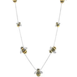Sterling Silver Bumble Bee Necklace
