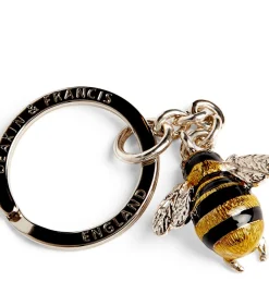 Sterling Silver Bumble Bee Keyring